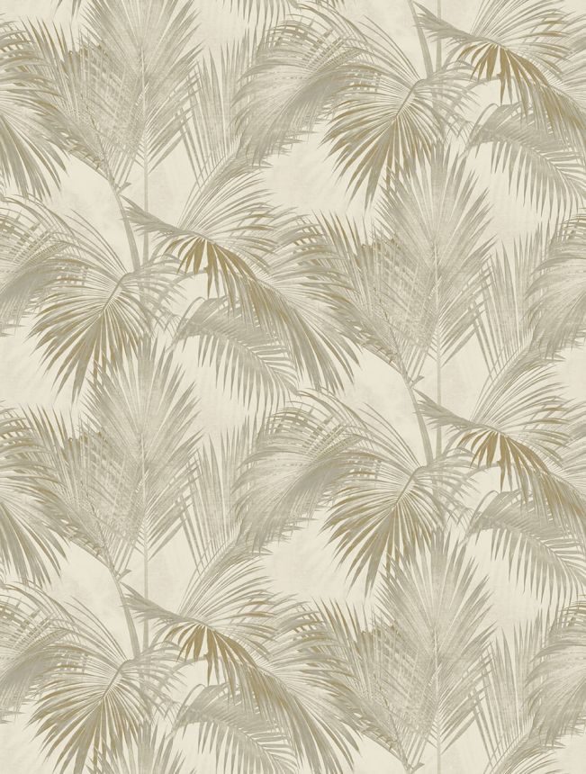Vlies poszter tapéta, bézs, pálmafák, levelek, FW4034-4, Feature Walls, Decoprint