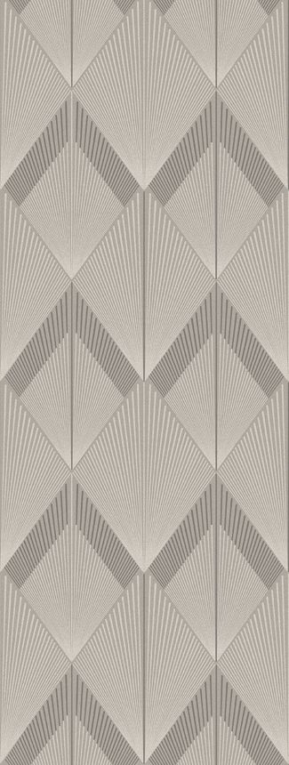 Geometrikus vlies poszter tapéta, szürke-bézs, FW4035-5, Feature Walls, Decoprint