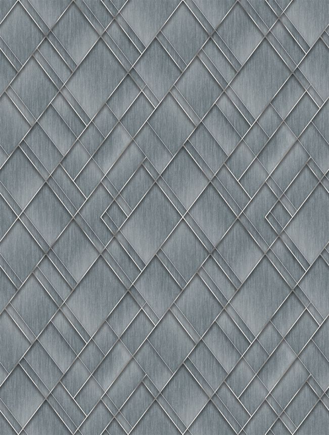 Geometrikus vlies poszter tapéta, kék, FW4037-2, Feature Walls, Decoprint