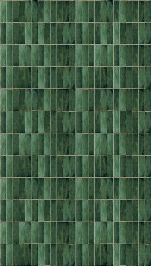 Vlies poszter tapéta, csempe, zöld, FW4045-4, Feature Walls, Decoprint