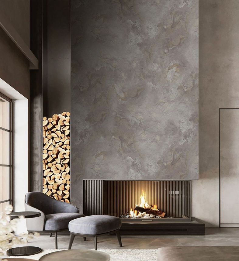 Vlies poszter tapéta, szürke-rózsaszín, beton, FW4047-1, Feature Walls, Decoprint