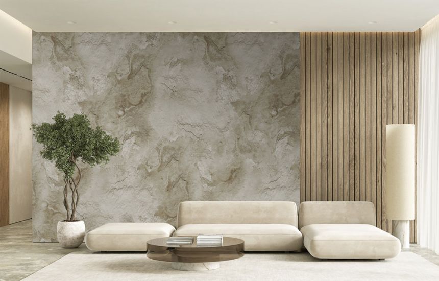 Vlies poszter tapéta, bézs, beton, FW4047-6, Feature Walls, Decoprint