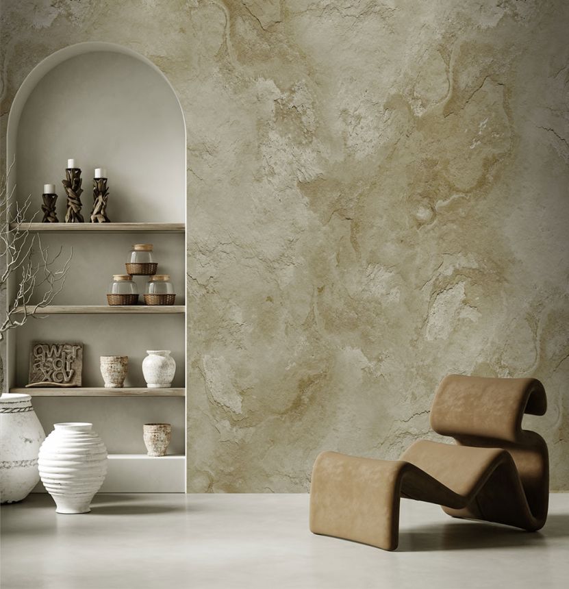 Vlies poszter tapéta, szürke-bézs, beton, FW4047-7, Feature Walls, Decoprint