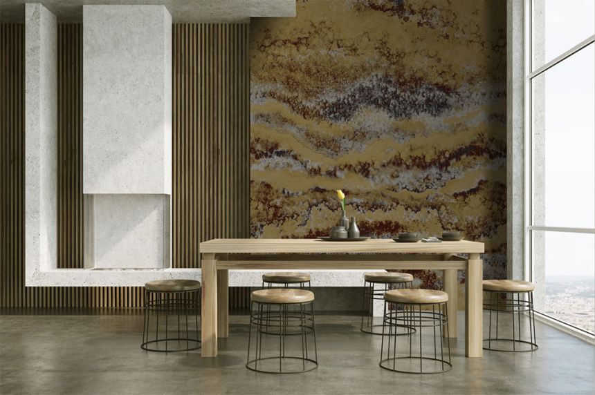 Vlies poszter tapéta, barna, kő, FW4049-1, Feature Walls, Decoprint