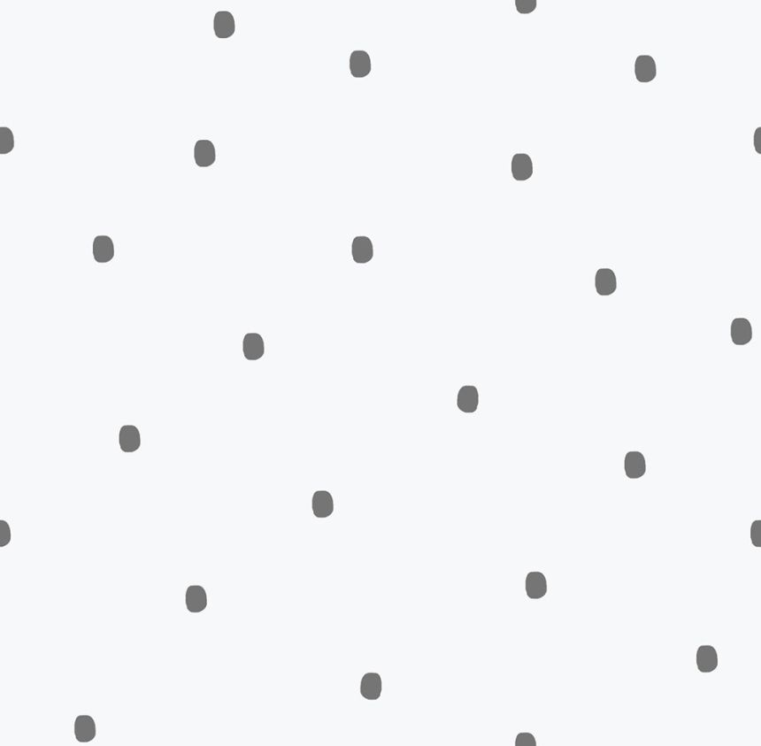 Vlies tapéta, fehér-fekete, pöttyös, 291-4, Enzo,  ICH Wallcoverings