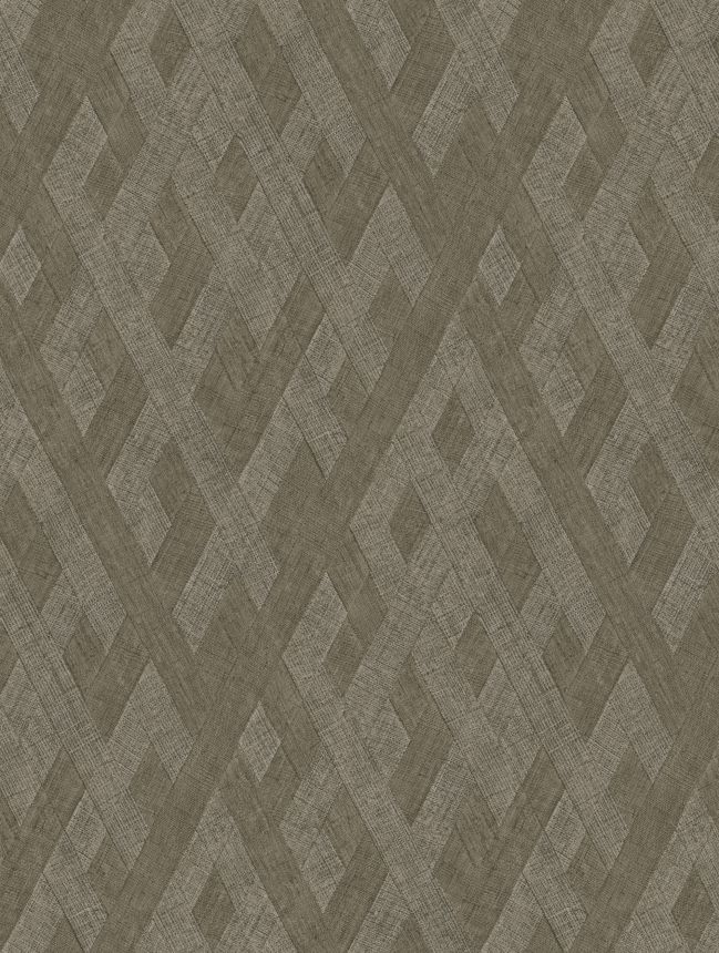 Luxus vlies tapéta, szürke-bézs, szövetutánzat, Z57755, Architexture 2,  Zambaiti Parati
