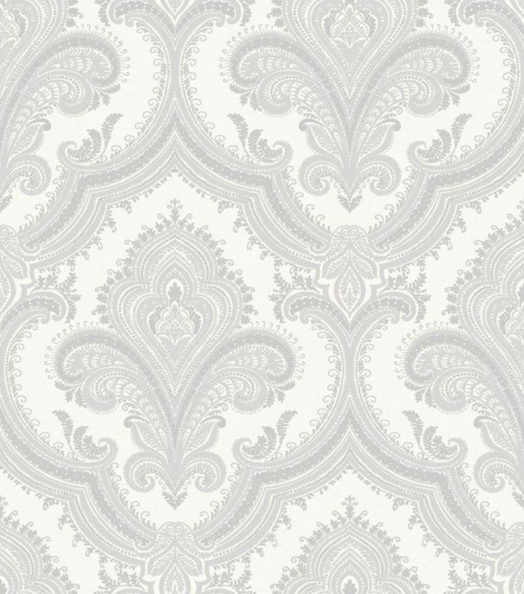 Luxus vlies barokk tapéta, fehér-szürke, 519921 Best Sellers Id Design