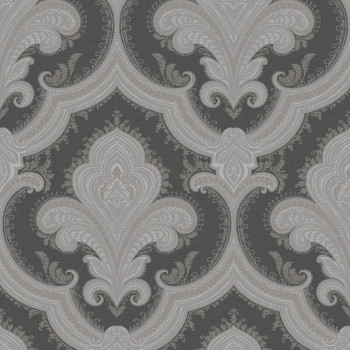 Luxus vlies barokk tapéta, fekete-ezüst, 519945, Best Sellers, Design ID