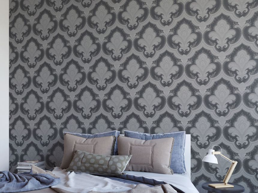 Luxus vlies barokk tapéta, szürke-ezüst, 520316, Best Sellers, Design ID