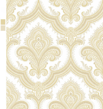 Luxus vlies barokk tapéta, krém-bézs, 519950, Best Sellers, Design ID