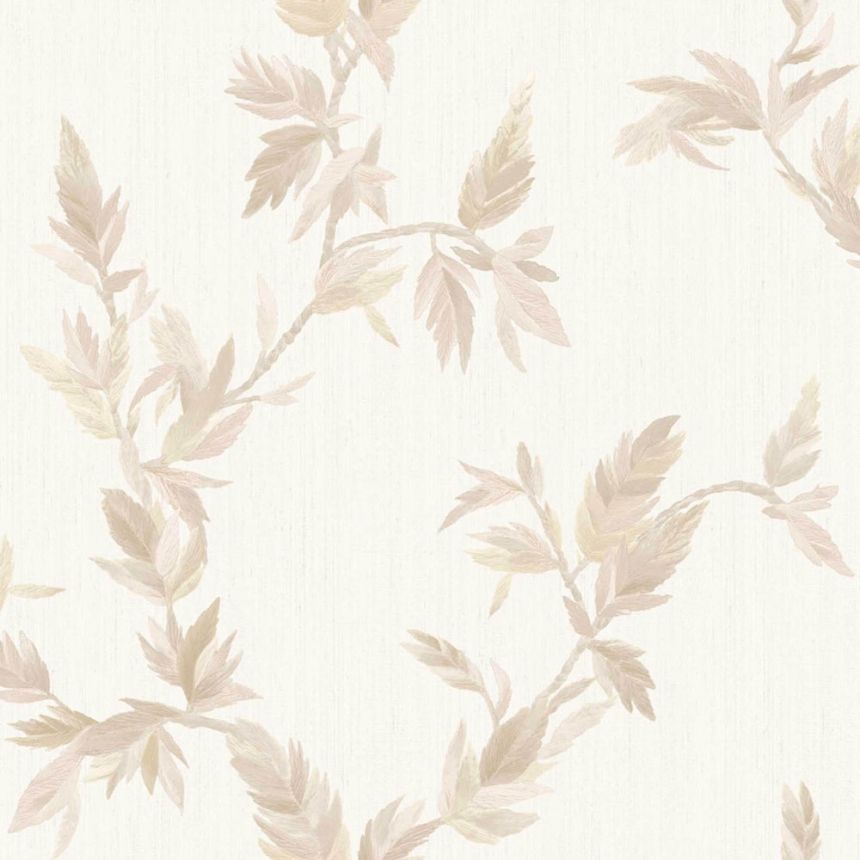 Tapéta, krémszínű, levelek, 35910, Ornamenta, Parato by Cristiana Masi
