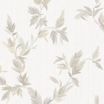 Tapéta, krémszínű, levelek, 35911, Ornamenta, Parato by Cristiana Masi