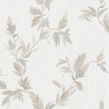 Tapéta, krémszínű, levelek, 35913, Ornamenta, Parato by Cristiana Masi