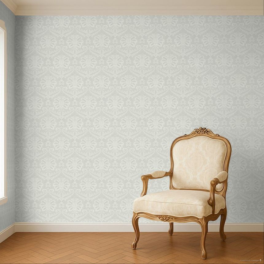 Tapéta, krémszínű, barokk, 35920, Ornamenta, Parato by Cristiana Masi