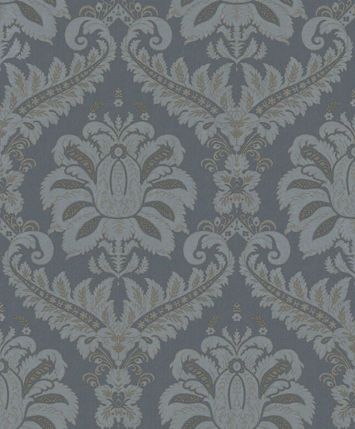 Tapéta, kék, barokk, 35926, Ornamenta, Parato by Cristiana Masi