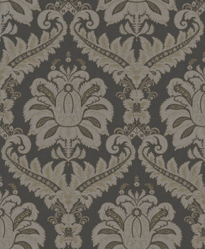 Tapéta, fekete-szürke, barokk, 35929, Ornamenta, Parato by Cristiana Masi