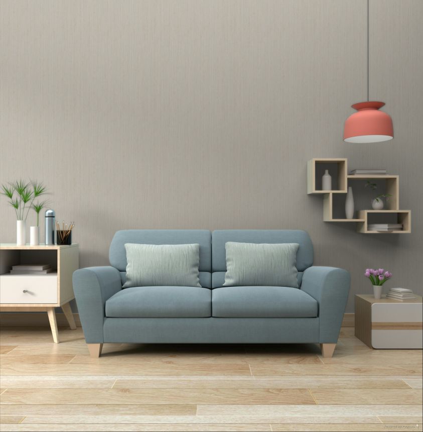 Tapéta, szürke-bézs, szövet hatás, 35988, Ornamenta, Parato by Cristiana Masi