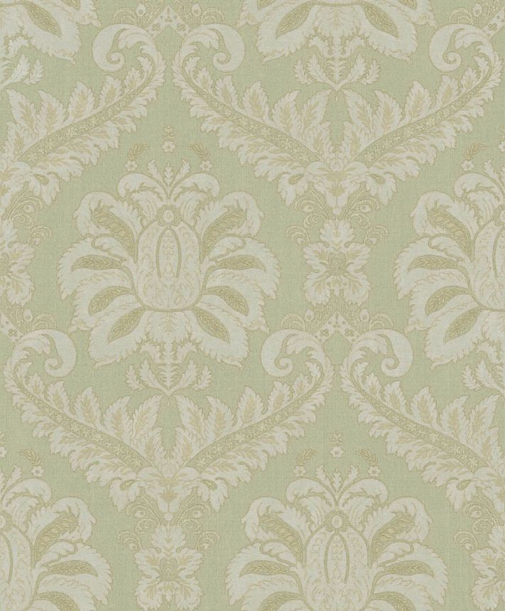 Tapéta, zöld, barokk, 35935, Ornamenta, Parato by Cristiana Masi