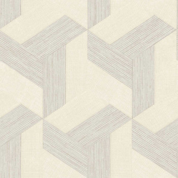 Vlies tapéta, geometrikus, szürke-bézs, 27501, Sintesi, Cristiana Masi by Parato
