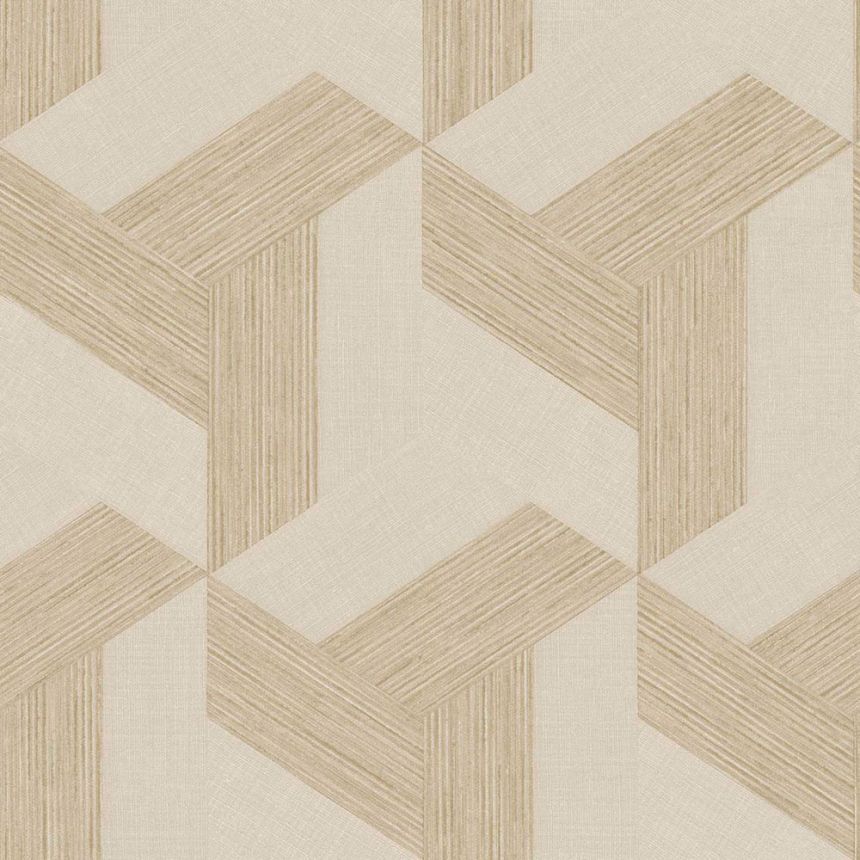 Vlies tapéta, geometrikus, bézs, 27502, Sintesi, Cristiana Masi by Parato