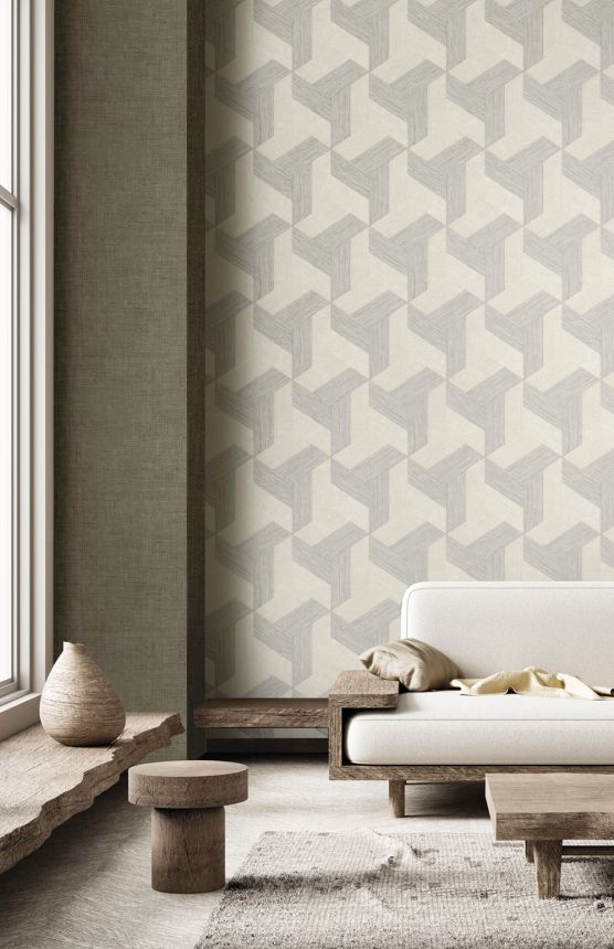 Vlies tapéta, geometrikus, szürke, 27506, Sintesi, Cristiana Masi by Parato
