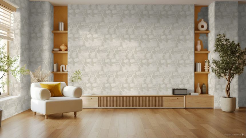 Tapéta, szürke-bézs, fák, 35951, Ornamenta, Parato by Cristiana Masi