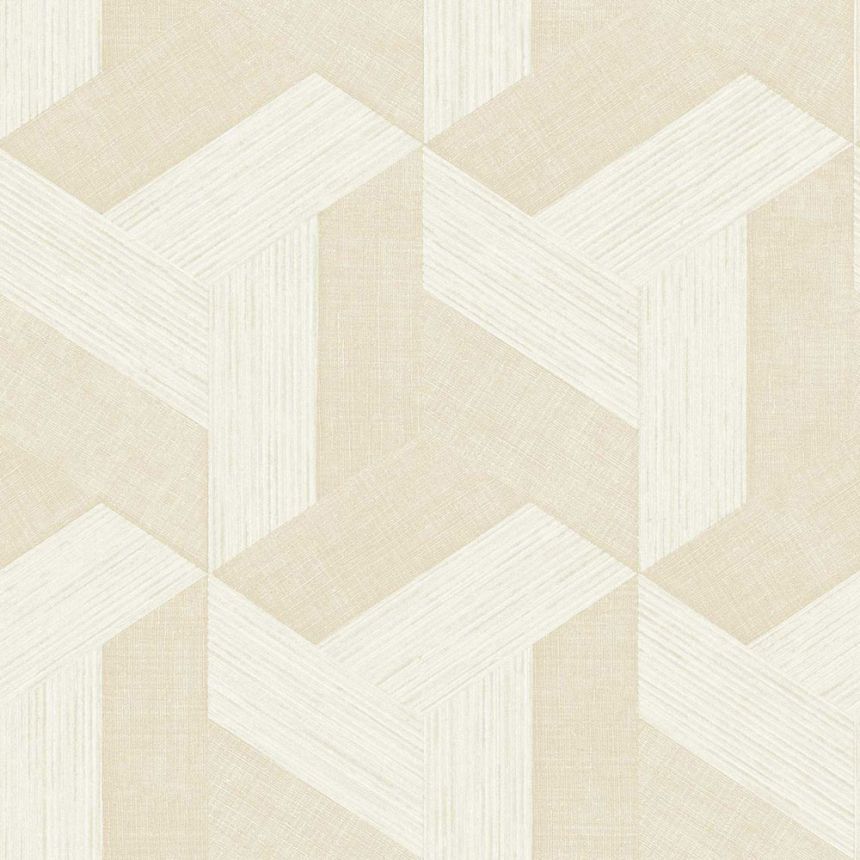 Vlies tapéta, geometrikus, bézs, 27507, Sintesi, Cristiana Masi by Parato