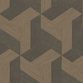 Vlies tapéta, geometrikus, barna, 27509, Sintesi, Cristiana Masi by Parato