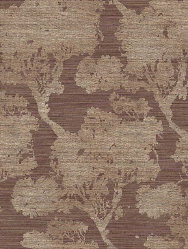 Tapéta, barna-lila, fák, 35958, Ornamenta, Parato by Cristiana Masi