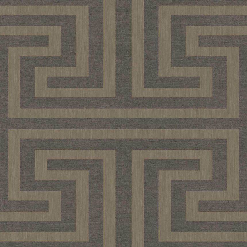 Vlies tapéta, geometrikus, barna, 27519, Sintesi, Cristiana Masi by Parato