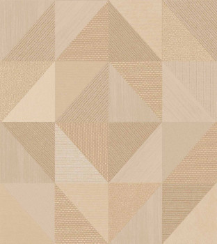 Geometrikus tapéta, barna-bézs, 32413, Vitalis, Parato by Cristiana Masi