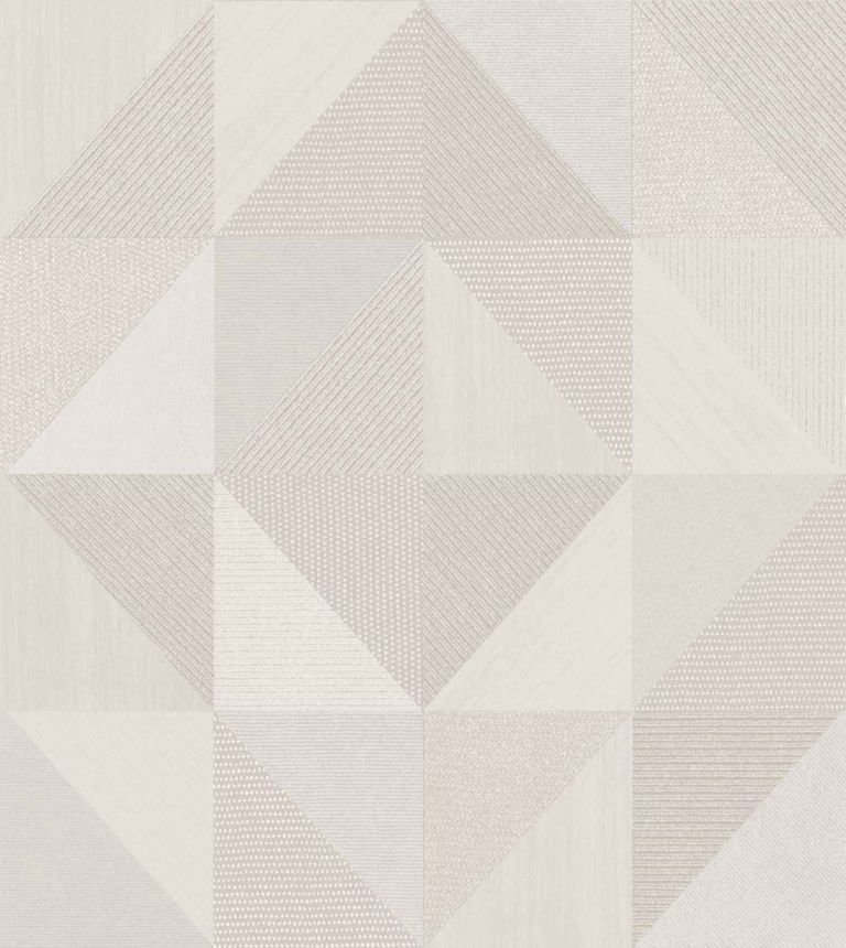 Geometrikus tapéta, szürke-bézs, 32416, Vitalis, Parato by Cristiana Masi