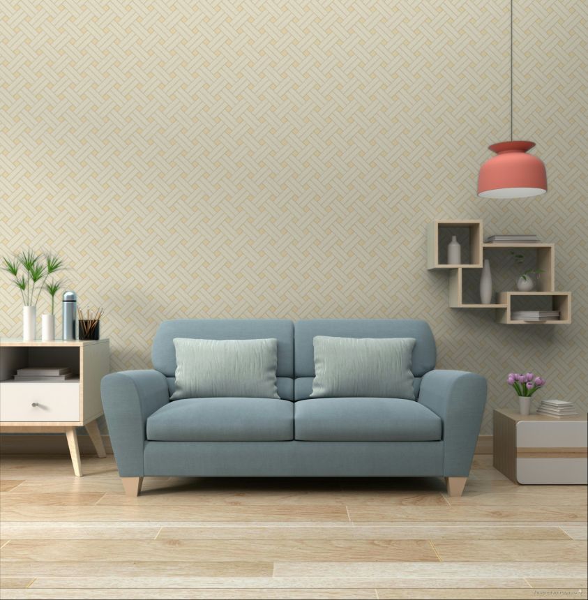 Geometrikus tapéta, bézs, 32422, Vitalis, Parato by Cristiana Masi