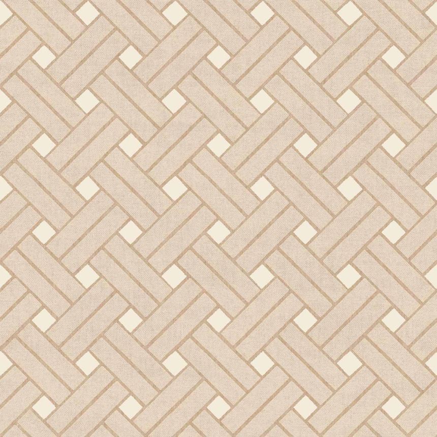 Geometrikus tapéta, barna-bézs, 32423, Vitalis, Parato by Cristiana Masi