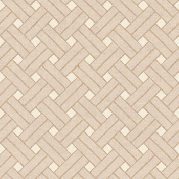 Geometrikus tapéta, barna-bézs, 32423, Vitalis, Parato by Cristiana Masi