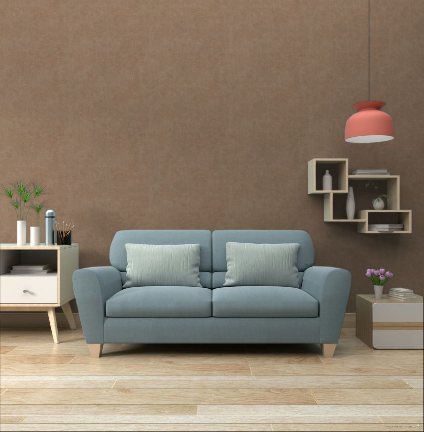 Tapéta, barna, szövet hatás, 32478, Vitalis, Parato by Cristiana Masi