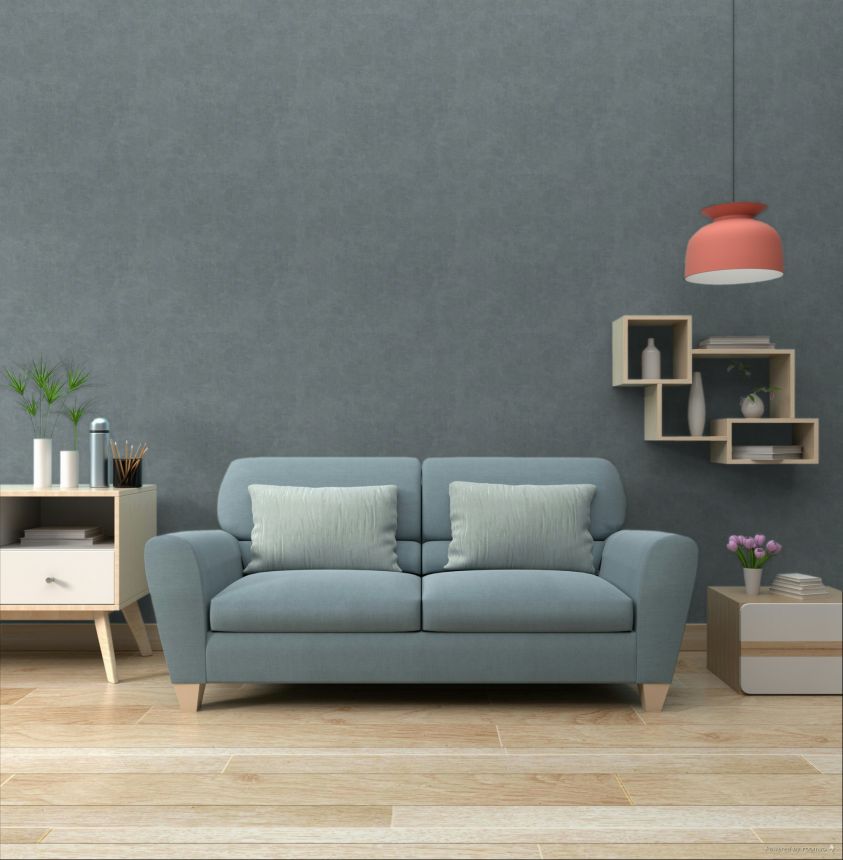 Tapéta, kék, szövet hatás, 32486, Vitalis, Parato by Cristiana Masi
