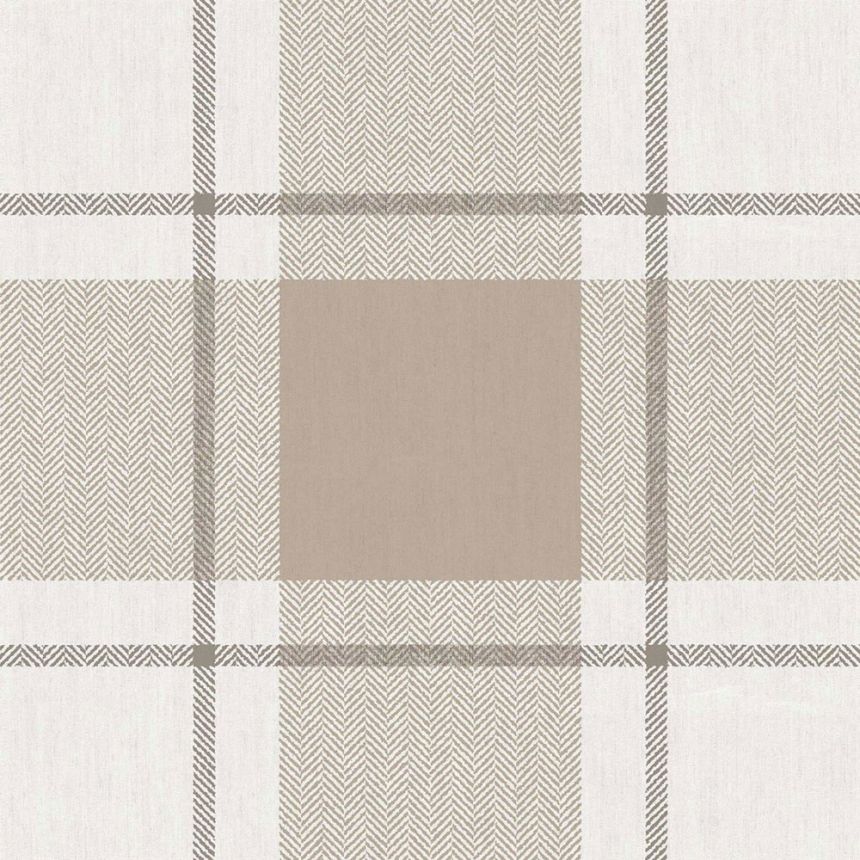 Tapéta, szürke-bézs, szövet hatás, 38401, Top Stripes, Parato by Cristiana Masi