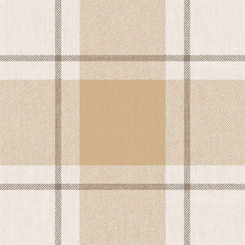 Tapéta, barna-bézs, szövet hatás, 38403, Top Stripes, Parato by Cristiana Masi