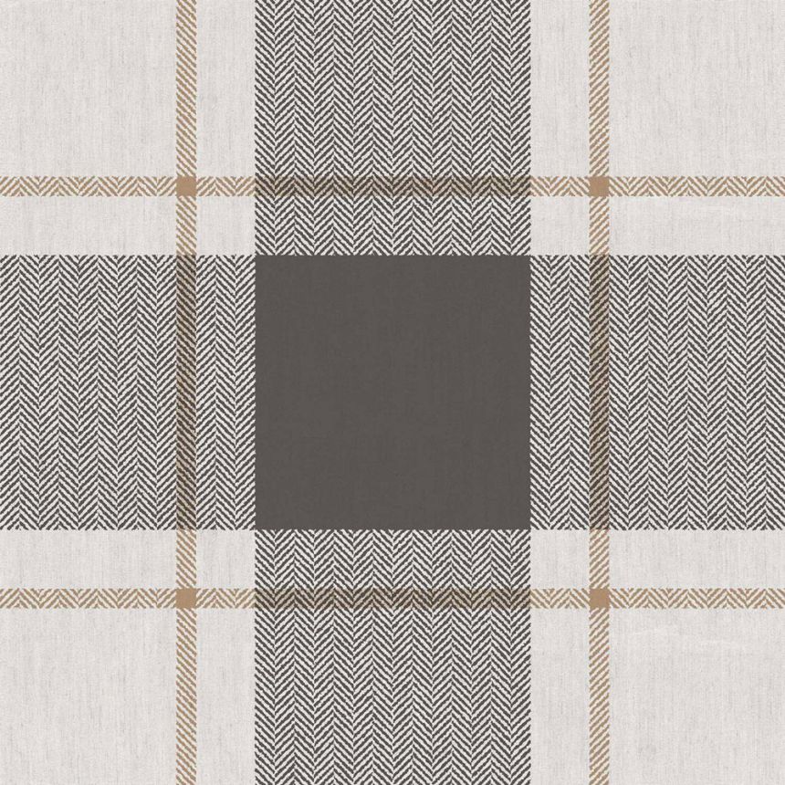 Tapéta, szürke-fekete, szövet hatás, 38409, Top Stripes, Parato by Cristiana Masi