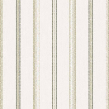 Tapéta, zöld, szövet hatás, csíkos, 38427, Top Stripes, Parato by Cristiana Masi