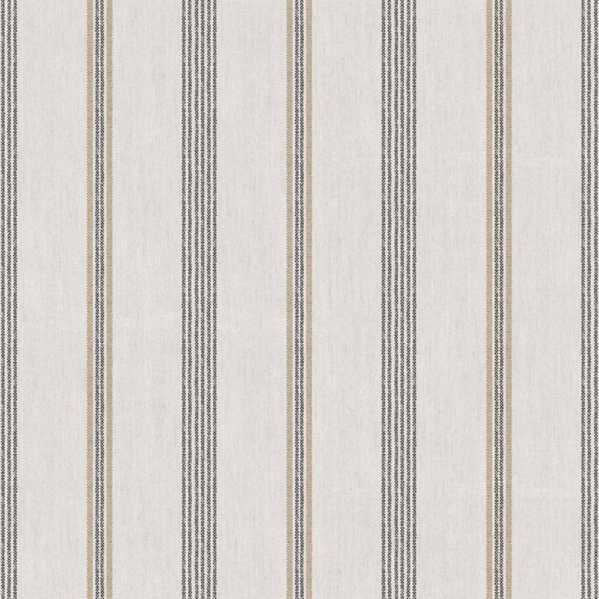 Tapéta, szürke-fekete, szövet hatás, csíkos, 38429, Top Stripes, Parato by Cristiana Masi