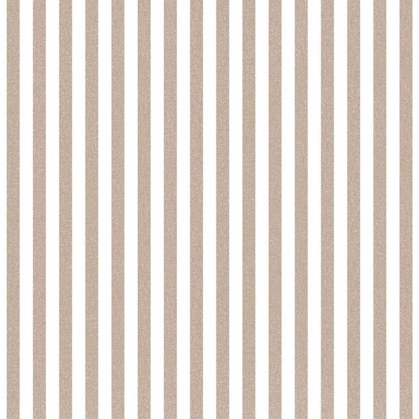 Tapéta, barna, szövet hatás, csíkos, 38437, Top Stripes, Parato by Cristiana Masi