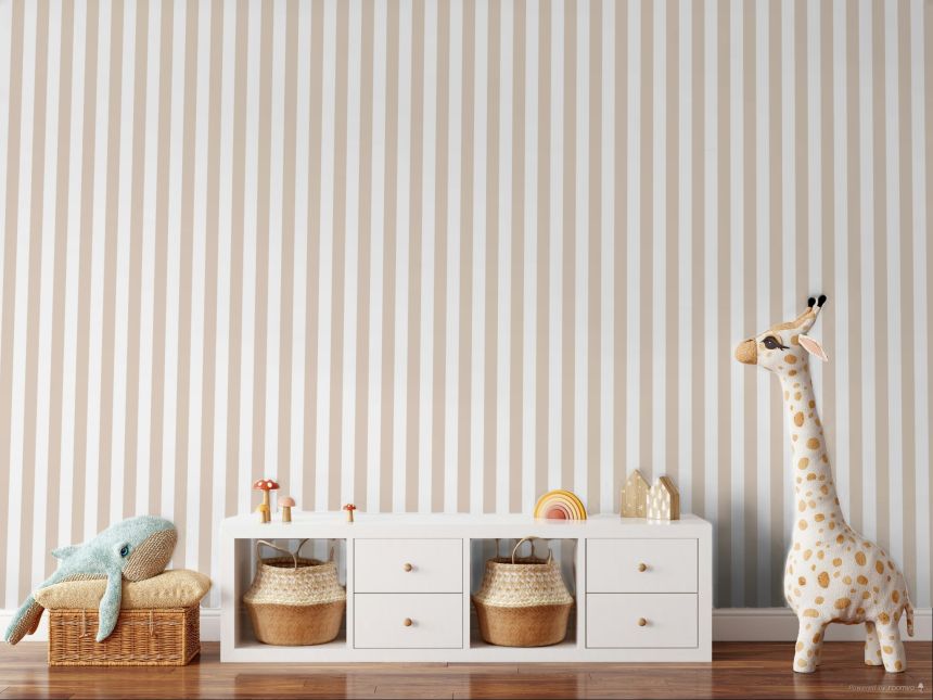 Tapéta, bézs, csíkos, 38442, Top Stripes, Parato by Cristiana Masi