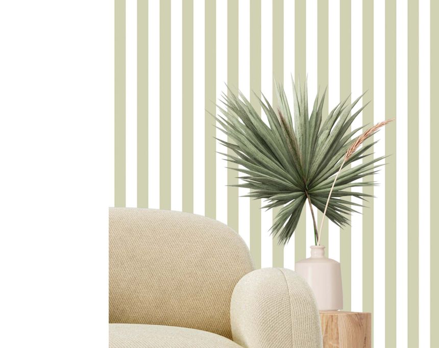 Tapéta, zöld, csíkos, 38453, Top Stripes, Parato by Cristiana Masi