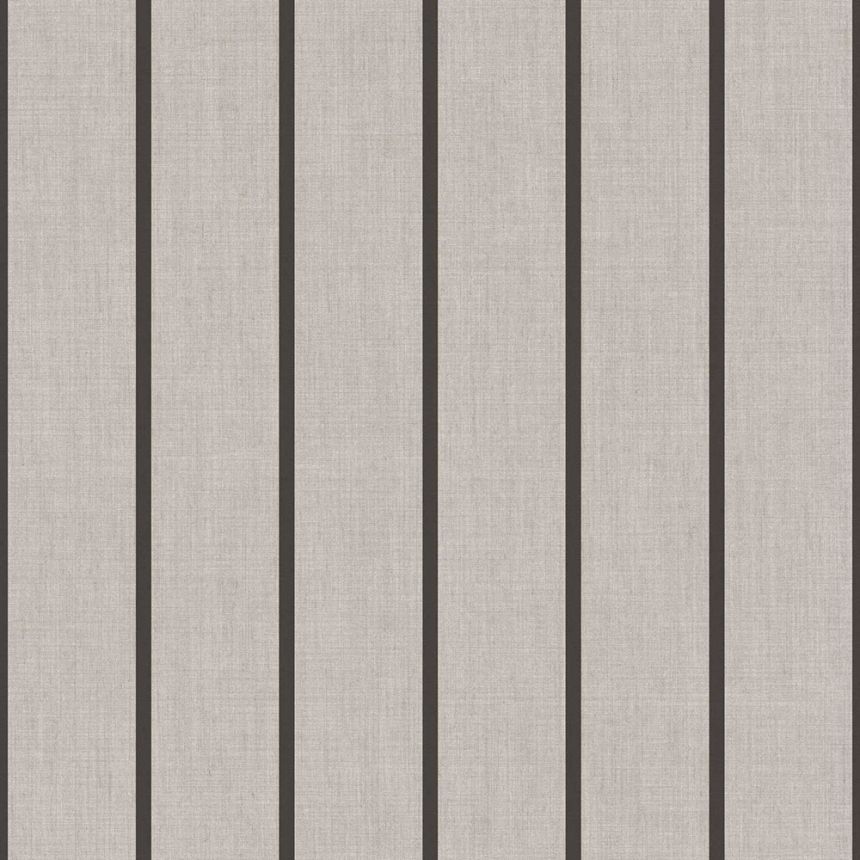 Tapéta, szürke-fekete, szövet hatás, csíkos, 38462, Top Stripes, Parato by Cristiana Masi
