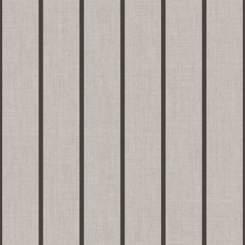 Tapéta, szürke-fekete, szövet hatás, csíkos, 38462, Top Stripes, Parato by Cristiana Masi