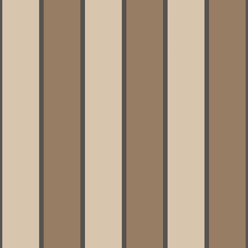 Tapéta, barna, szövet hatás, csíkos, 38469, Top Stripes, Parato by Cristiana Masi