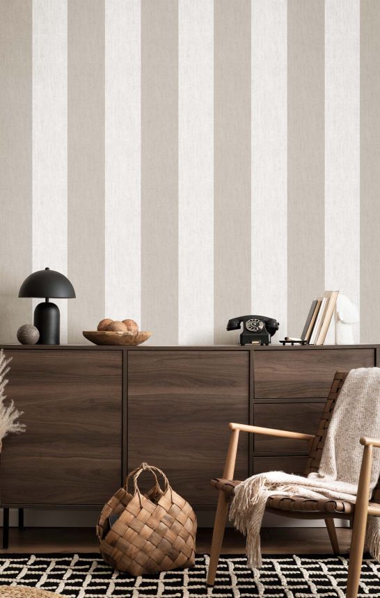 Tapéta, szürke, szövet hatás, csíkos, 38471, Top Stripes, Parato by Cristiana Masi