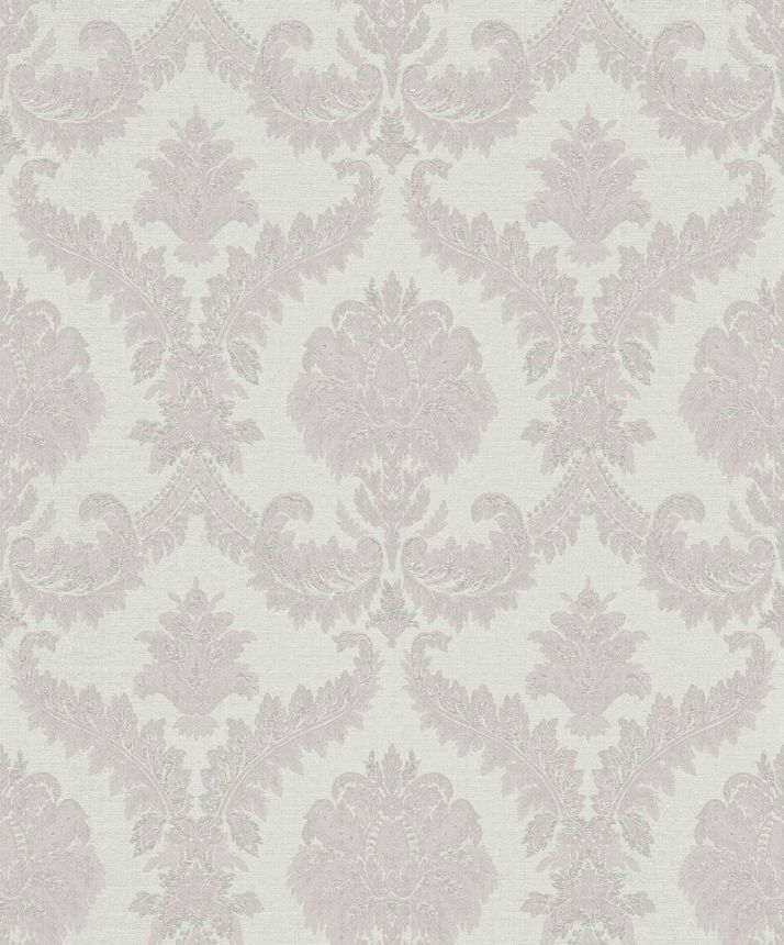Vlies tapéta, szürke-ezüst, barokk minta,  23601, The Best Classic & Elegant, Cristiana Masi by Parato
